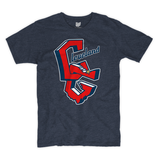 3D Cleveland T-shirt (Heather Navy)