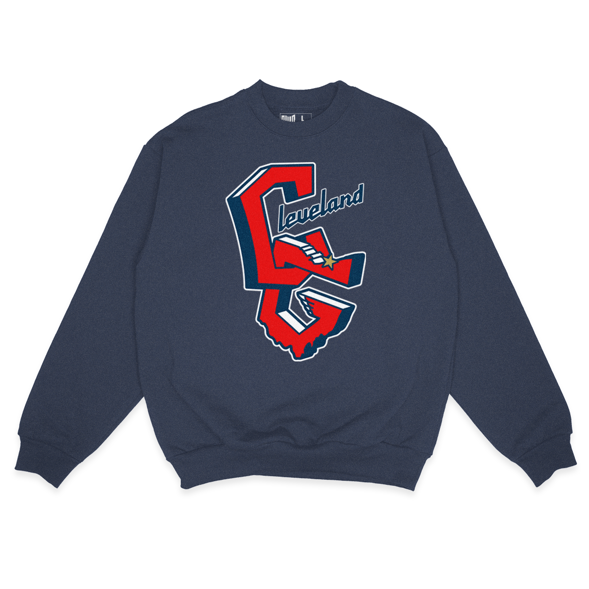 3D Cleveland Sweatshirt (Navy)