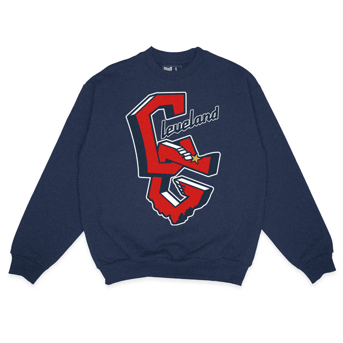 3D Cleveland Sweatshirt (Navy)