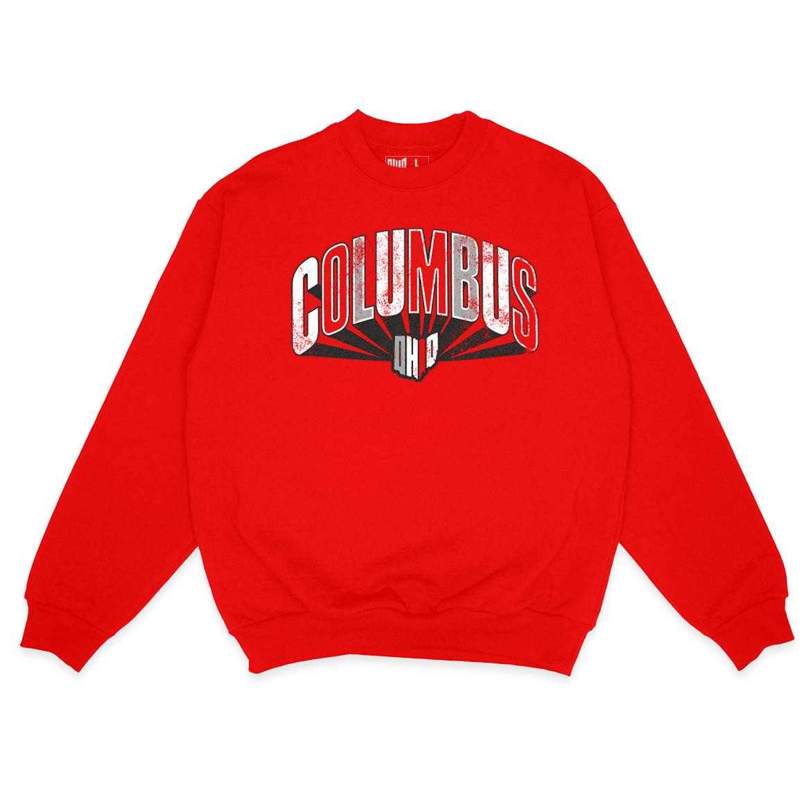 3D Columbus Sweatshirt (Red)