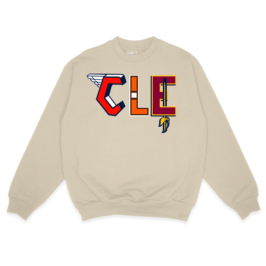 Team CLE Cream Sweatshirt