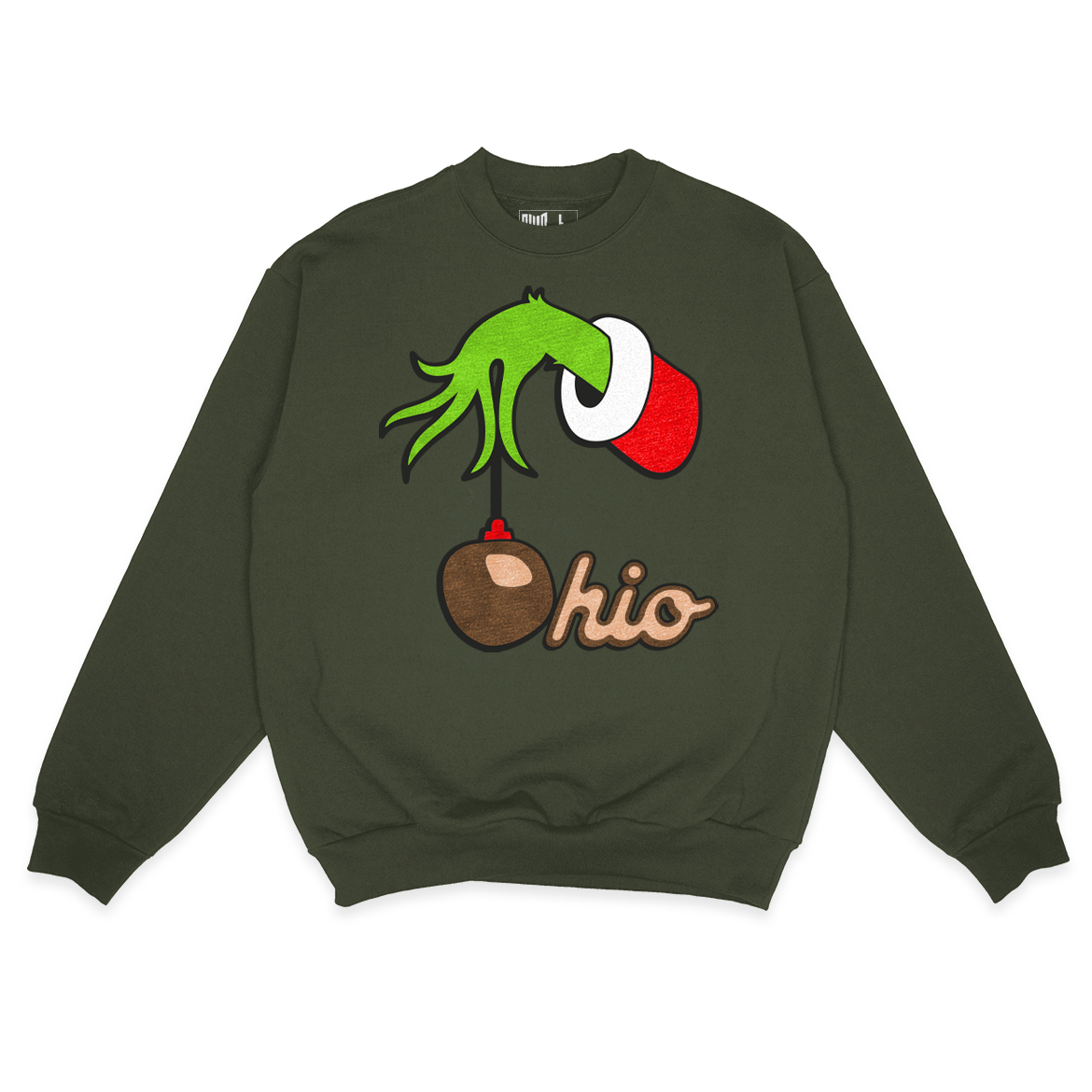 Christmas Sweatshirt (Army)