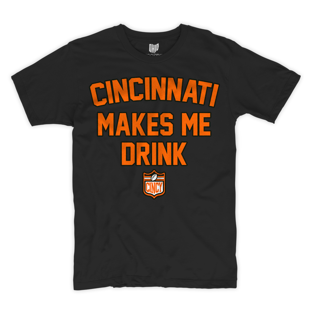 Cincinnati Drink T-shirt (Black)