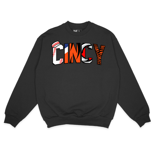 Team Cincy Black Sweatshirt