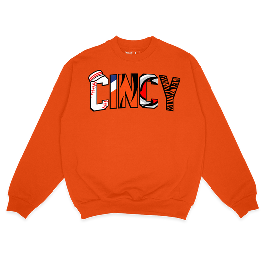 Team Cincy Orange Sweatshirt