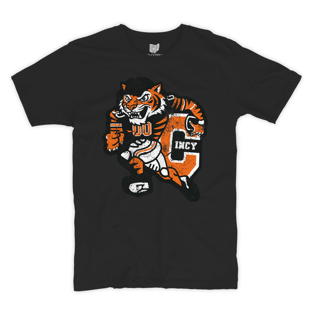 Cincy Varsity T-shirt (Black)