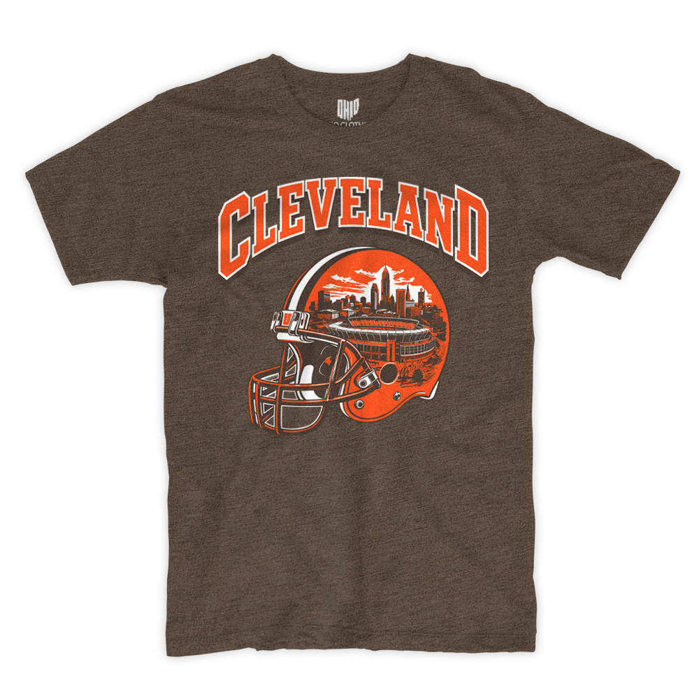 Cleveland Helmet T-shirt (Brown)