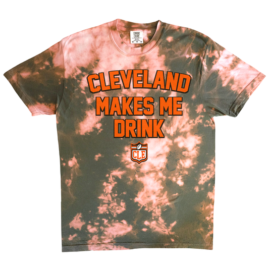 Cleveland Drink Army Tie-dye T-shirt