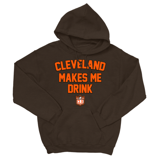 Cleveland Drink Brown Hoodie