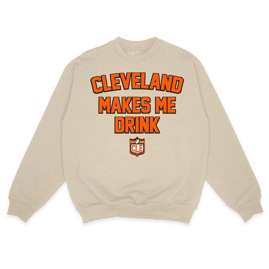 Cleveland Drink Cream Sweatshirt