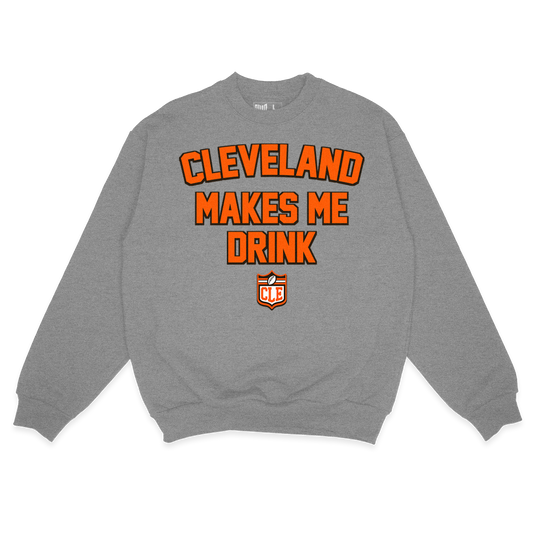 Cleveland Drink Gray Sweatshirt