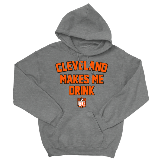 Cleveland Drink Gray Hoodie
