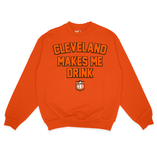 Cleveland Drink Orange Sweatshirt