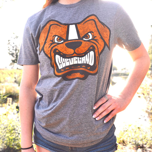 Angry Cleveland Gray T-shirt