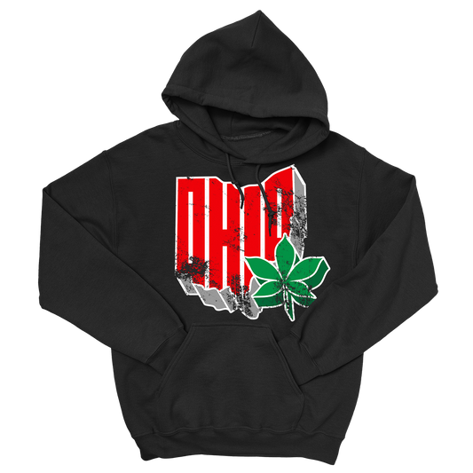 Retro Ohio Black Hoodie