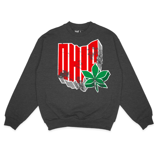 Retro Ohio Charcoal Sweatshirt
