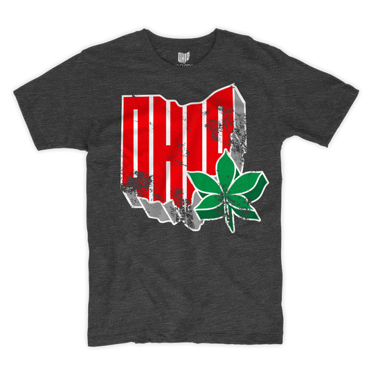 Retro Ohio Charcoal T-shirt