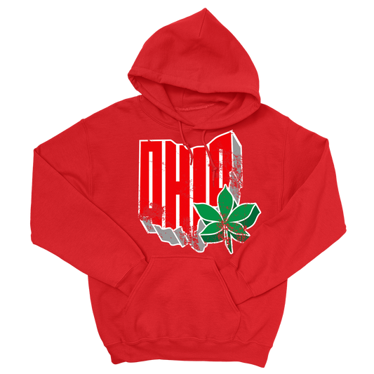 Retro Ohio Red Hoodie