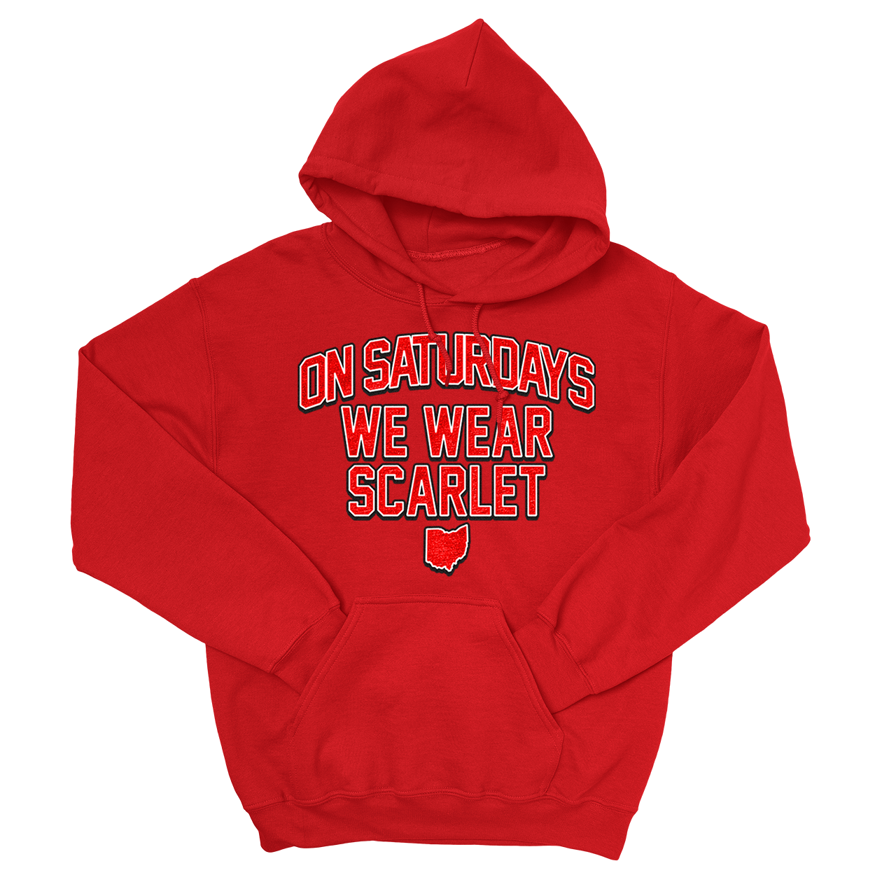 Saturdays Hoodie (Red)