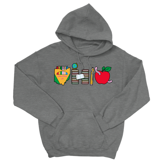 Teacher Heather Gray Hoodie