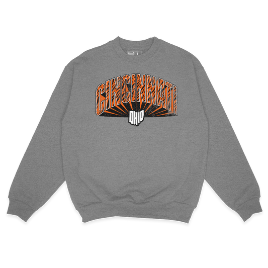 3D Cincinnati Sweatshirt (Gray)