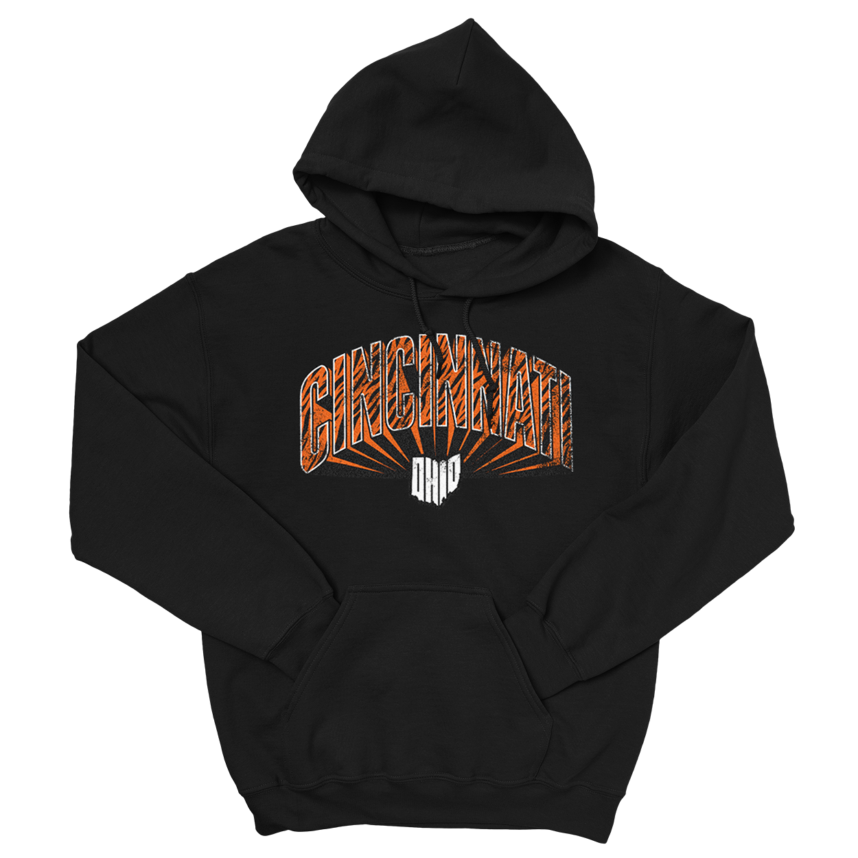 3D Cincinnati Hoodie (Black)