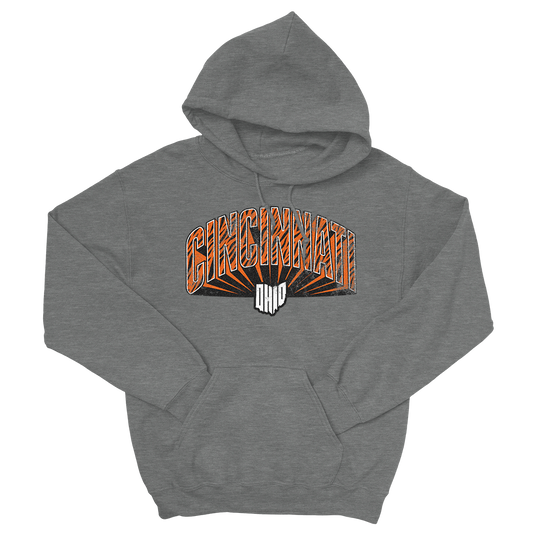 3D Cincinnati Hoodie (Gray)
