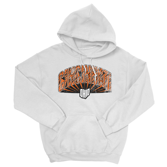 3D Cincinnati Hoodie (White)