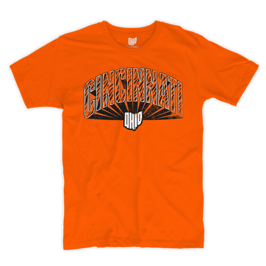 3D Cincinnati T-shirt (Orange)