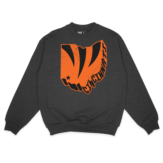 3D Cincy Charcoal Sweatshirt