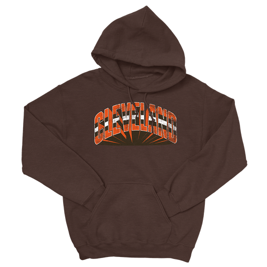3D Cleveland Hoodie (Brown)
