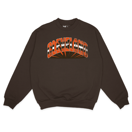 3D Cleveland Sweatshirt (Brown)