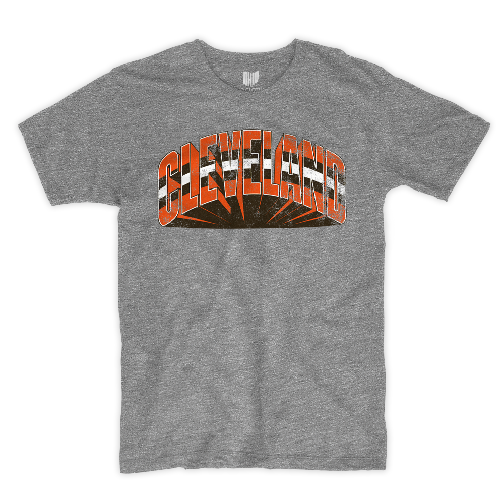 3D Cleveland T-shirt (Gray)