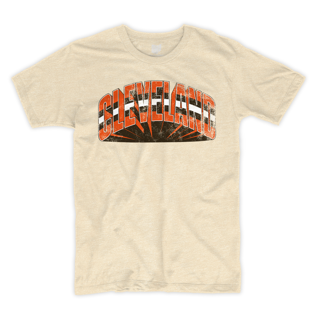 3D Cleveland T-shirt (Oatmeal)