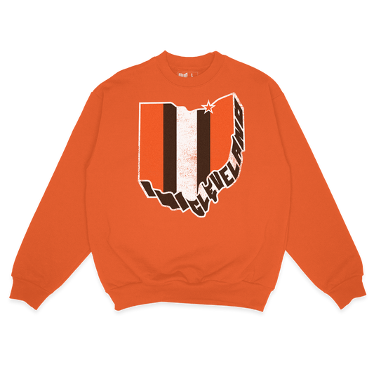 3D Cleveland Brown Sweatshirt