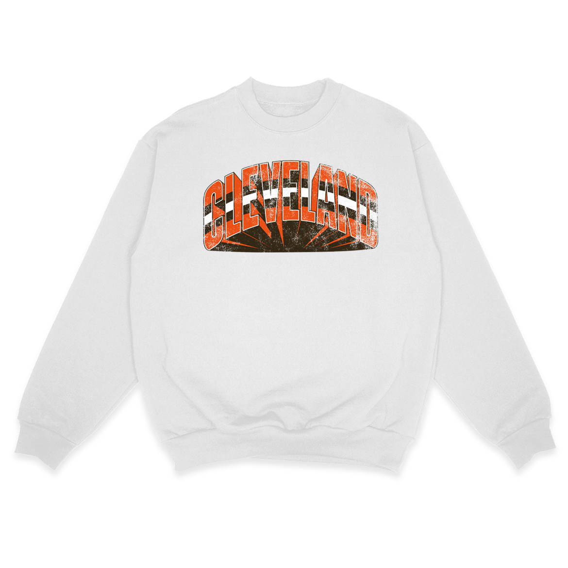 3D Cleveland Sweatshirt (White)
