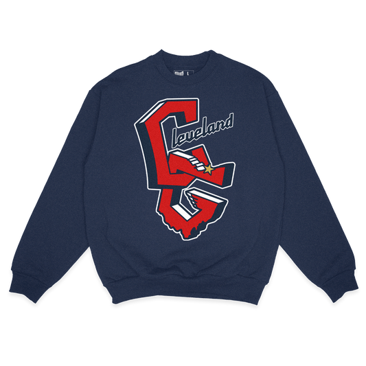 3D Cleveland Sweatshirt (Navy)