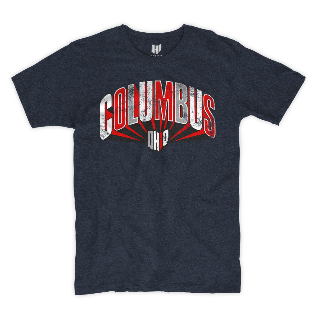 3D Columbus T-shirt (Navy)