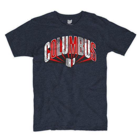 3D Columbus T-shirt (Navy)