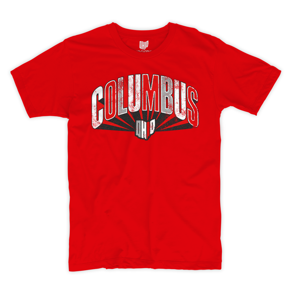 3D Columbus T-shirt (Red)