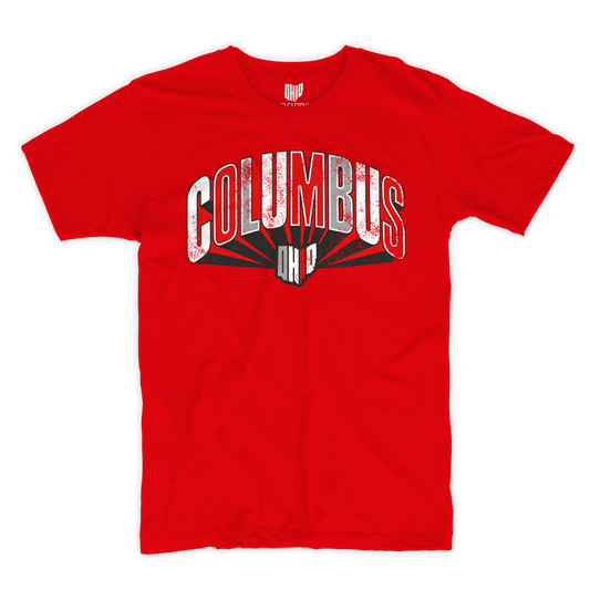 3D Columbus T-shirt (Red)
