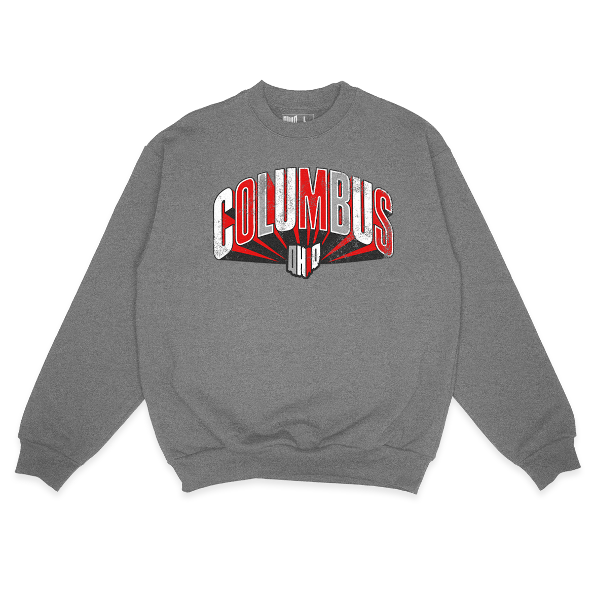 3D Columbus Sweatshirt (Gray)