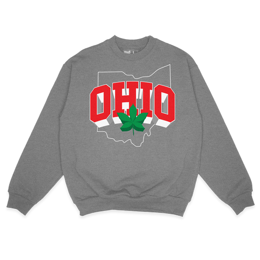 3D Ohio Gray Sweatshirt