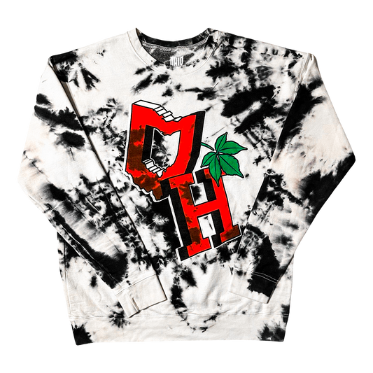 3D Ohio Tie-dye Sweatshirt