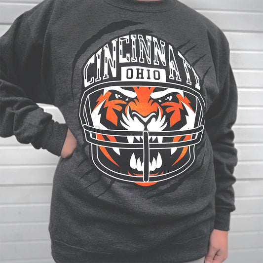 Angry Cincy Charcoal Sweatshirt