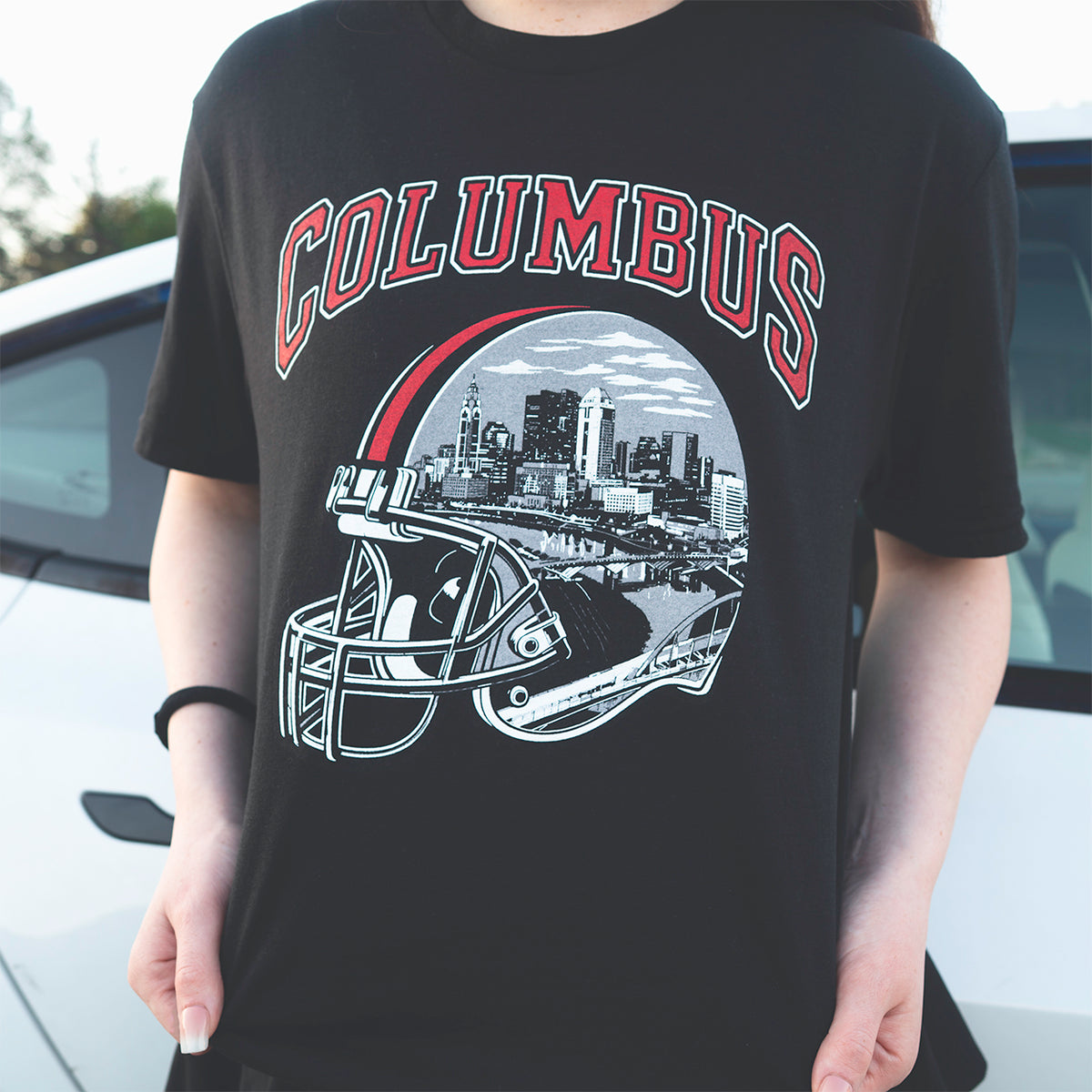 Columbus Helmet T-shirt (Black)