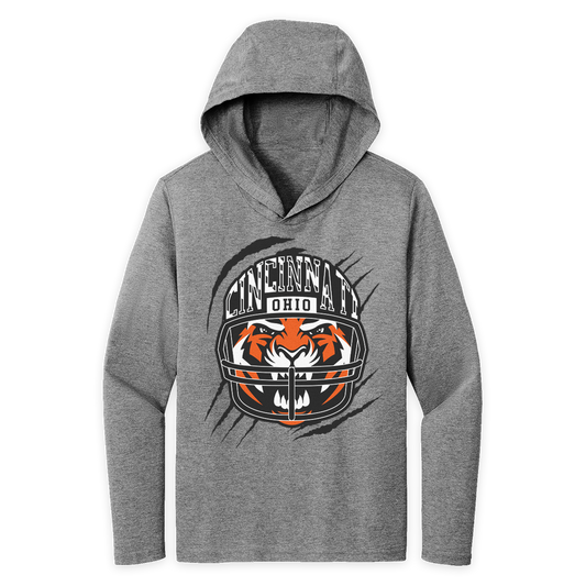 Angry Cincy Gray Hoodie