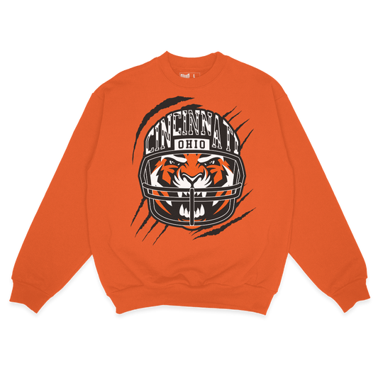 Angry Cincy Orange Sweatshirt
