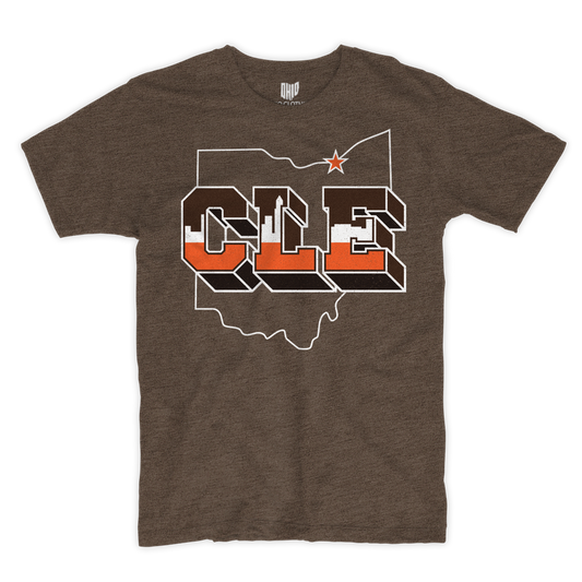 CLE Brown T-shirt