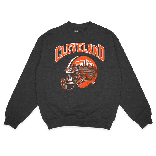 Cleveland Helmet Sweatshirt (Charcoal)
